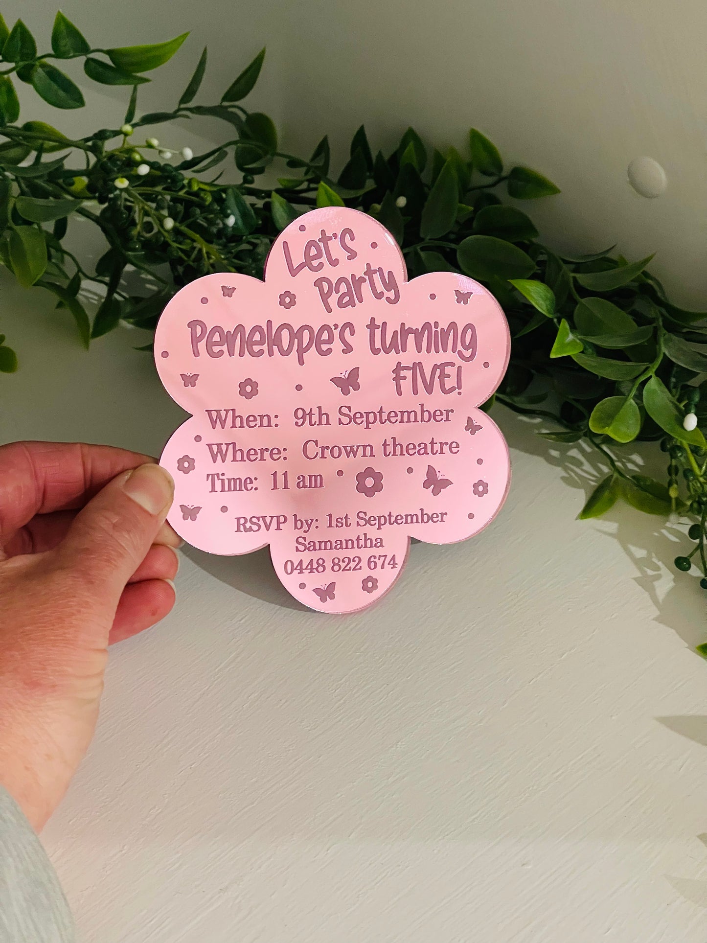 Acrylic Invitations