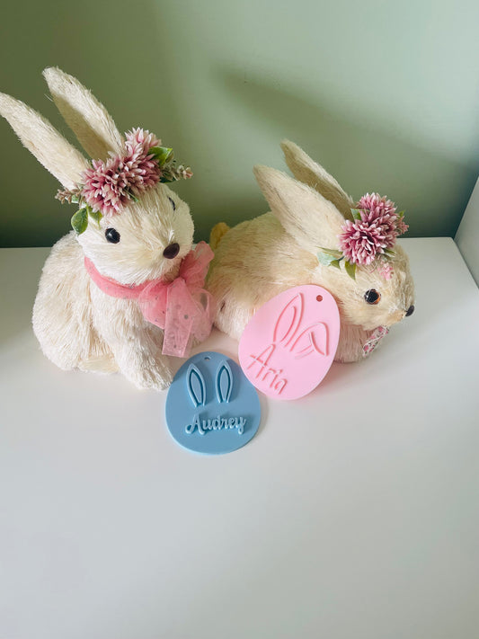 Easter tags- acrylic