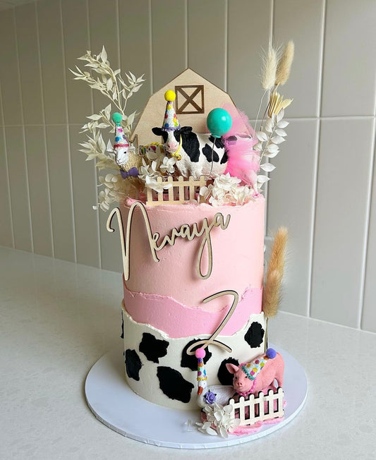 Farmyard themed toppers