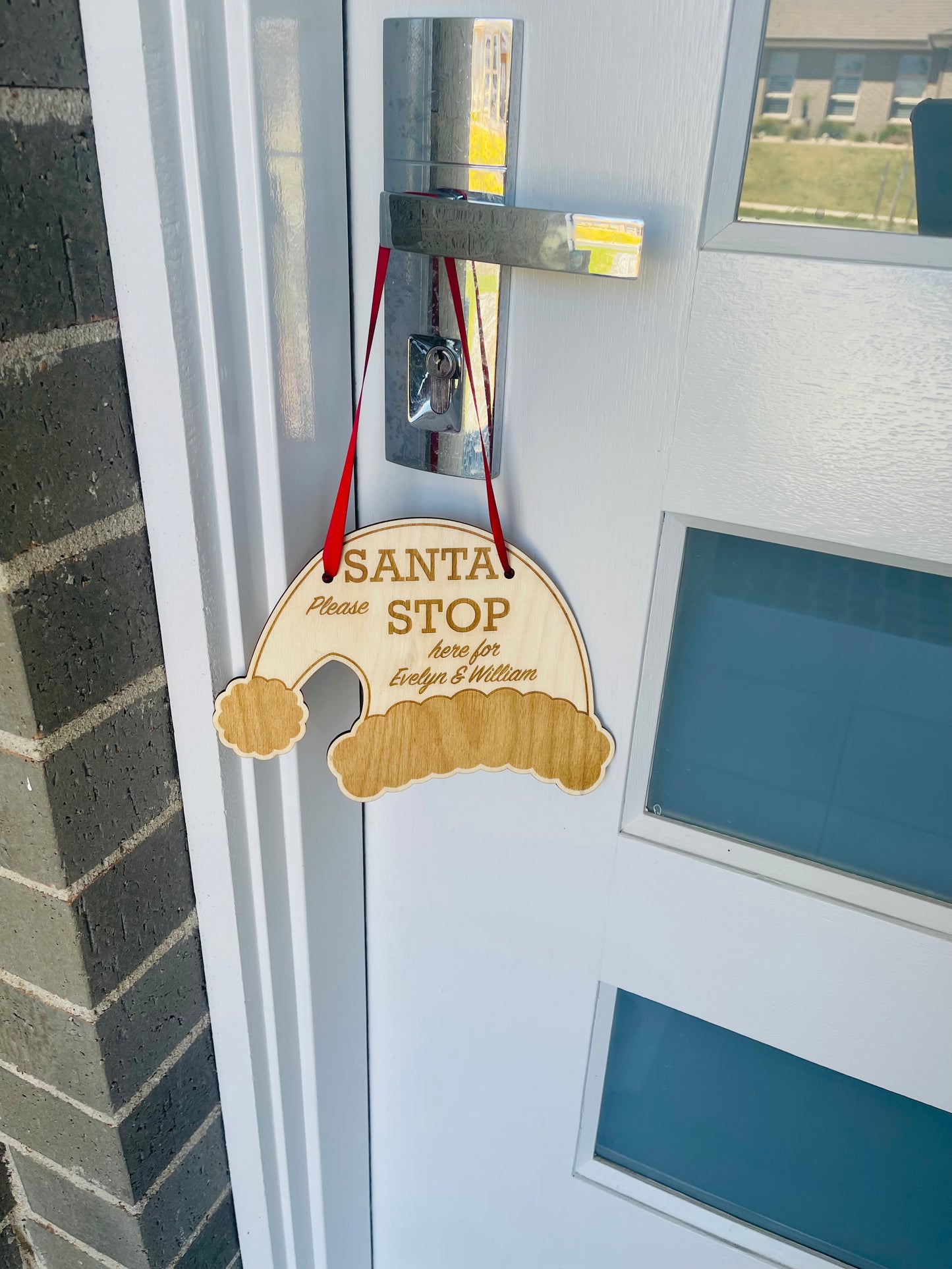 Santa Stop Sign