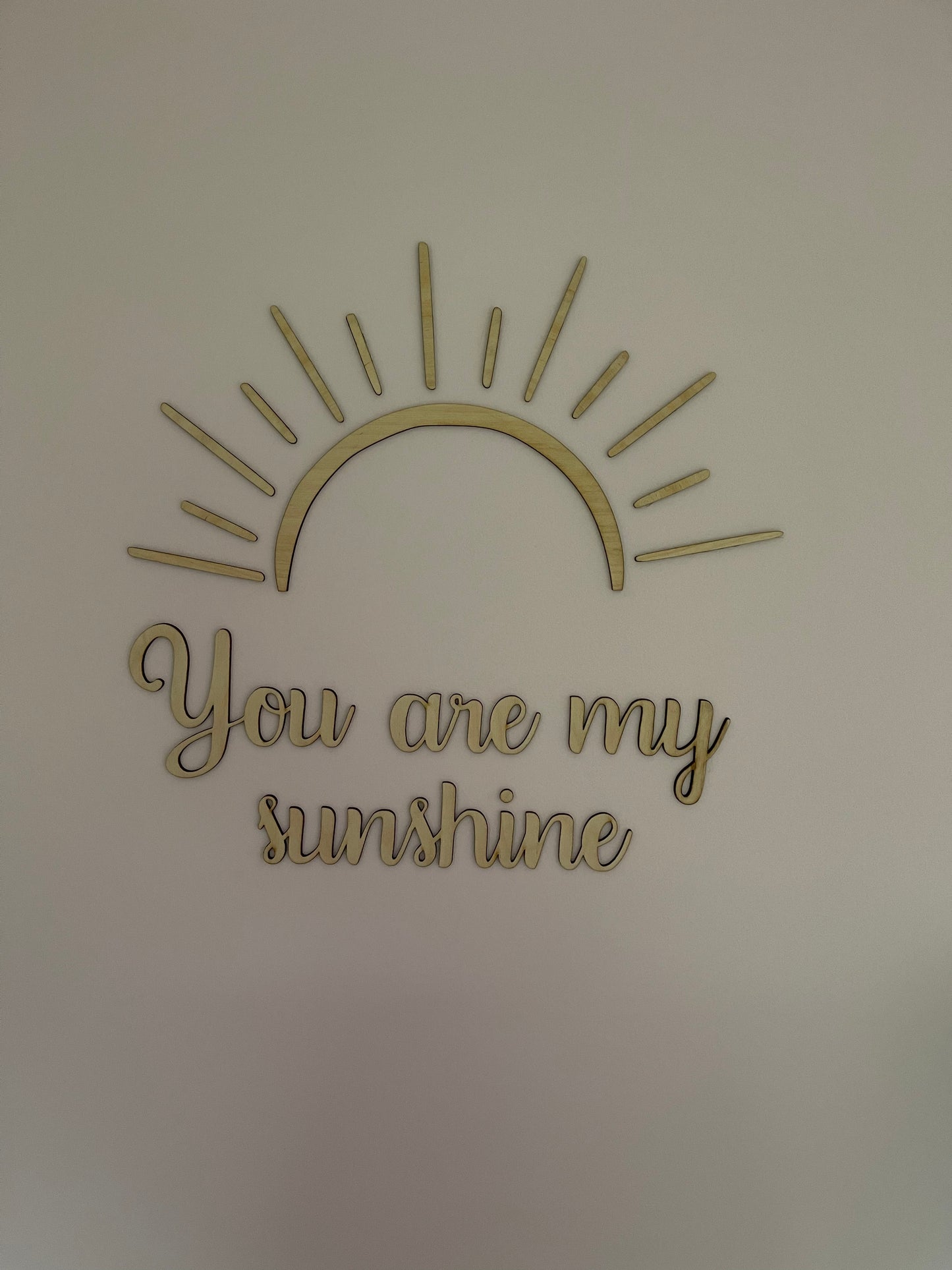 You are my sunshine wall plaques